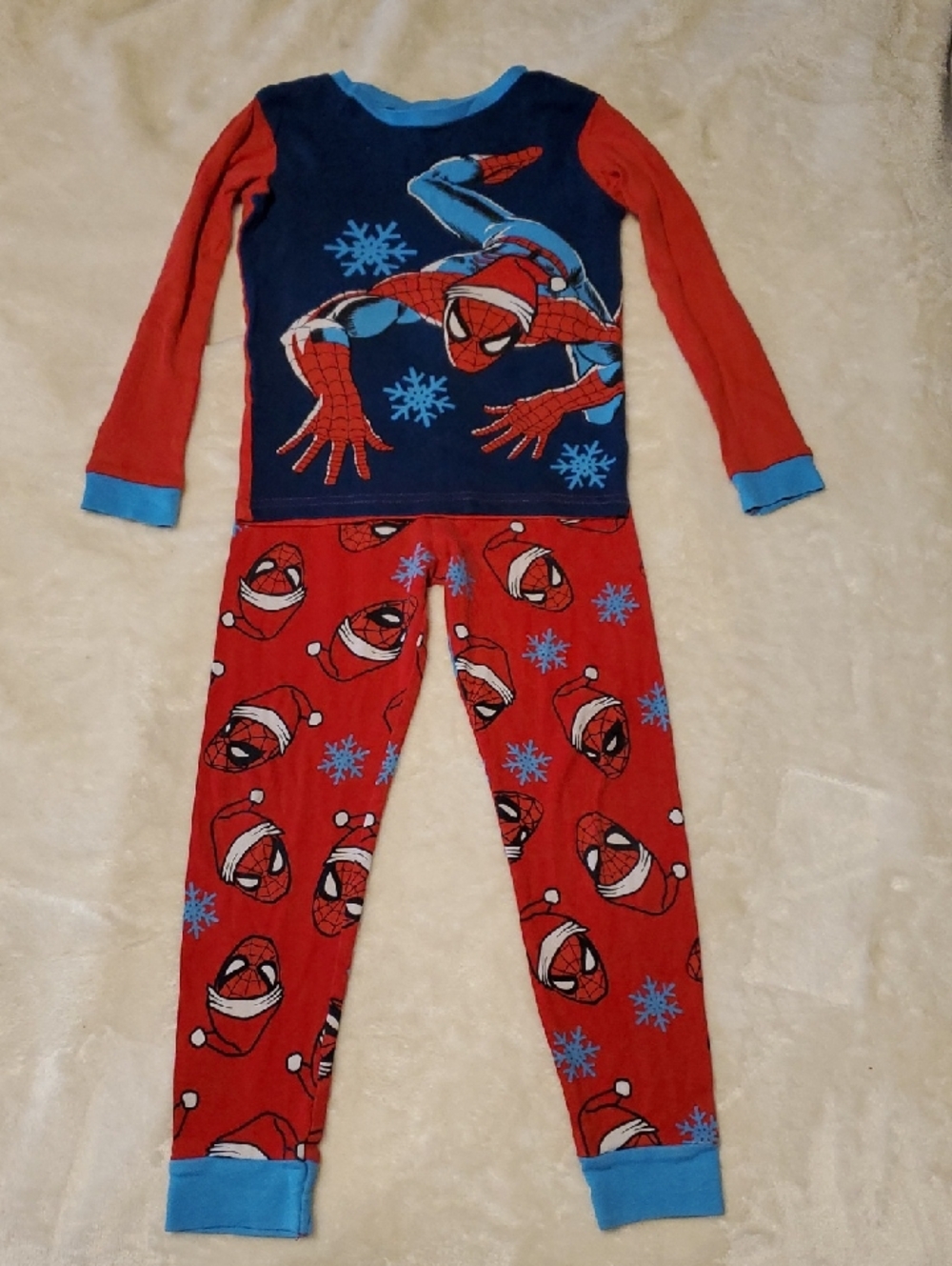 MARVEL SPIDERMAN CHRISTMAS PAJAMA SET
